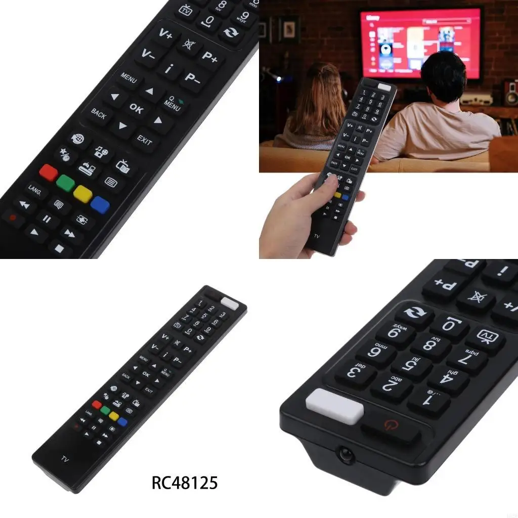 Controladores televisión para hogar 462E RC48125 Control remoto para RC48127 TX-40CX400 TX-40CX400B TX-48CX400 TX-48CX400B