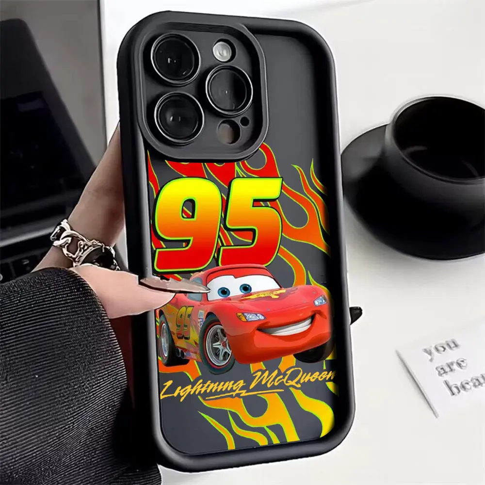 Funda de teléfono Cars Lightning McQueen 95 para Xiaomi Mi 14T 14 11 Lite 12T POCO M6 F4 F5 X3 X4 X5 GT 5G, funda trasera suave de TPU - imagen 2