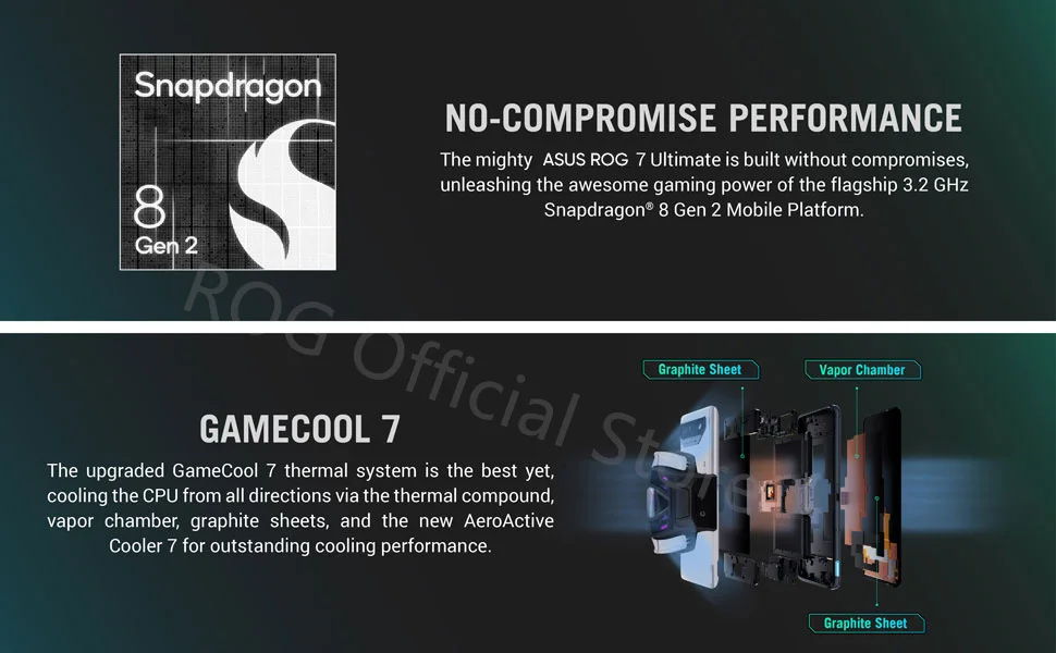 Una pantalla de computadora con un anuncio de Snapdragon