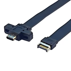 Cable Extensión USB-C Panel Frontal PC USB 3.2 GEN2 20Gbps