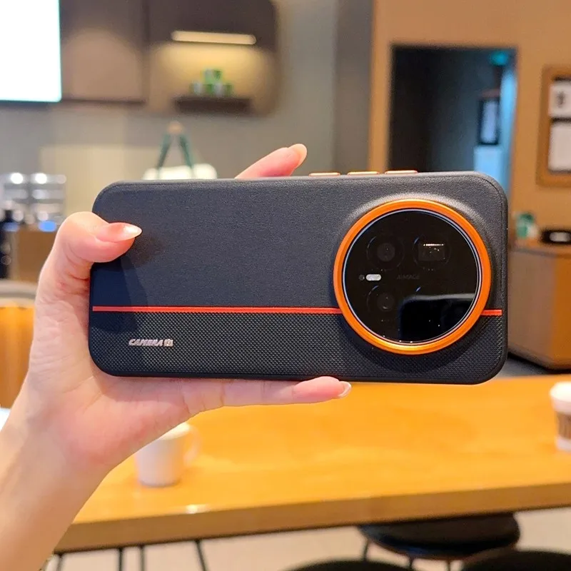 Para Honor Magic 8, 8 Pro funda ELVEV a prueba de golpes empalme PU cuero duro cubierta de teléfono de PC - imagen 2