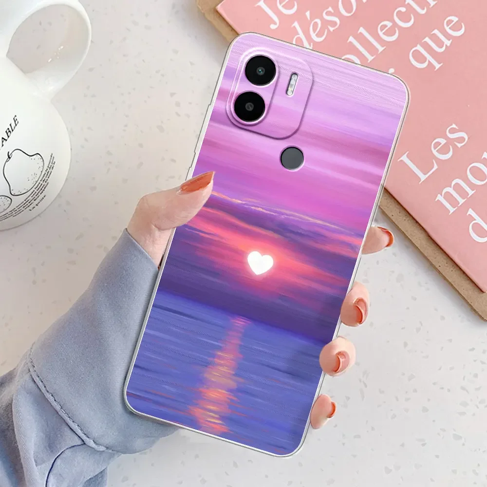 Para Xiaomi Redmi A2 funda Coque para Redmi A2 + Fundas funda protectora transparente de silicona suave para Redmi A2 Plus Shell parachoques - imagen 4