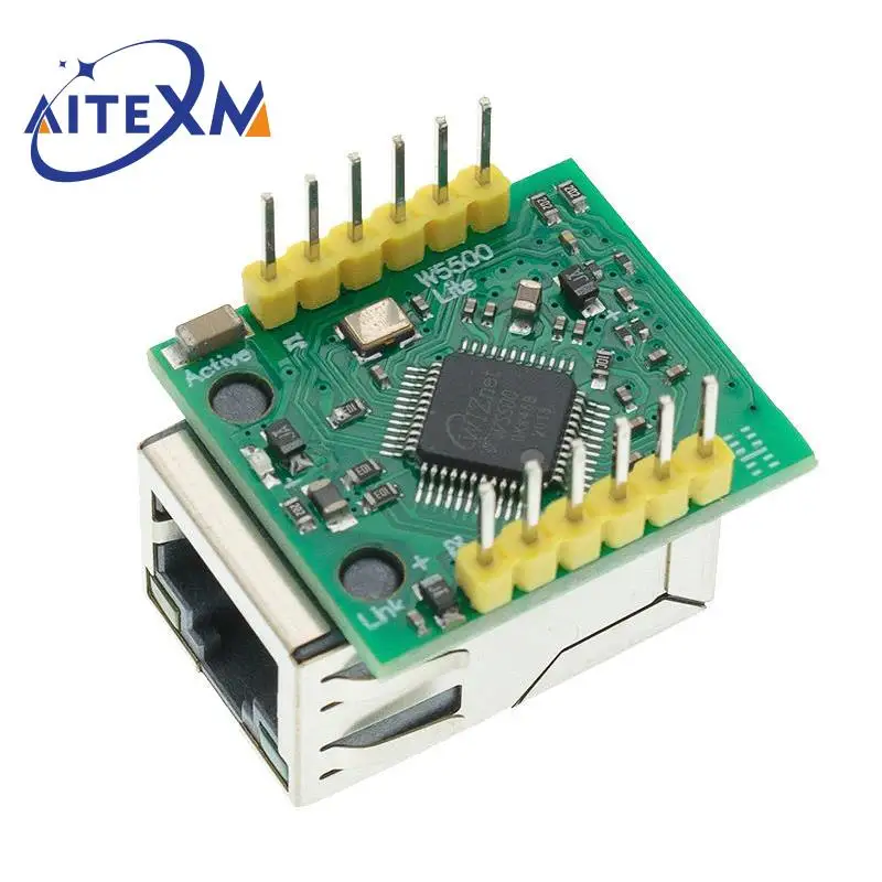 USR-ES1 W5500 Módulo de red Ethernet Hardware SPI a LAN/Ethernet TCP / IP 51 / STM32 Programa de microcontrolador sobre W5100 - imagen 3