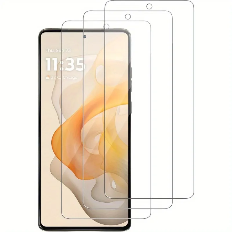 3 uds vidrio templado para Motorola G Series Moto G85 G86 Power G84 G82 Protector de pantalla a prueba de arañazos HD transparente dureza 9H