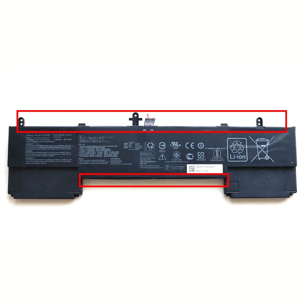 Nuevo Original y genuino C42N1839 15,4 V 4480mAh batería del ordenador portátil para Asus Zenbook 15 Pro UX563FD UX534FA UX534FT UX533FD 4ICP5/41/75-2 - imagen 2
