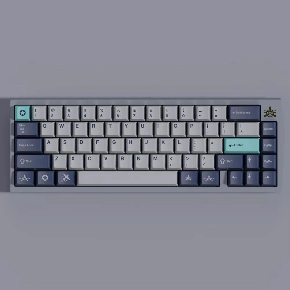 Teclas PBT GMK Pacific, teclas Cherry Profile, sublimación de tinte, teclas clonadas GMK para teclado mecánico MX, Gaming Office 2.75U - imagen 3