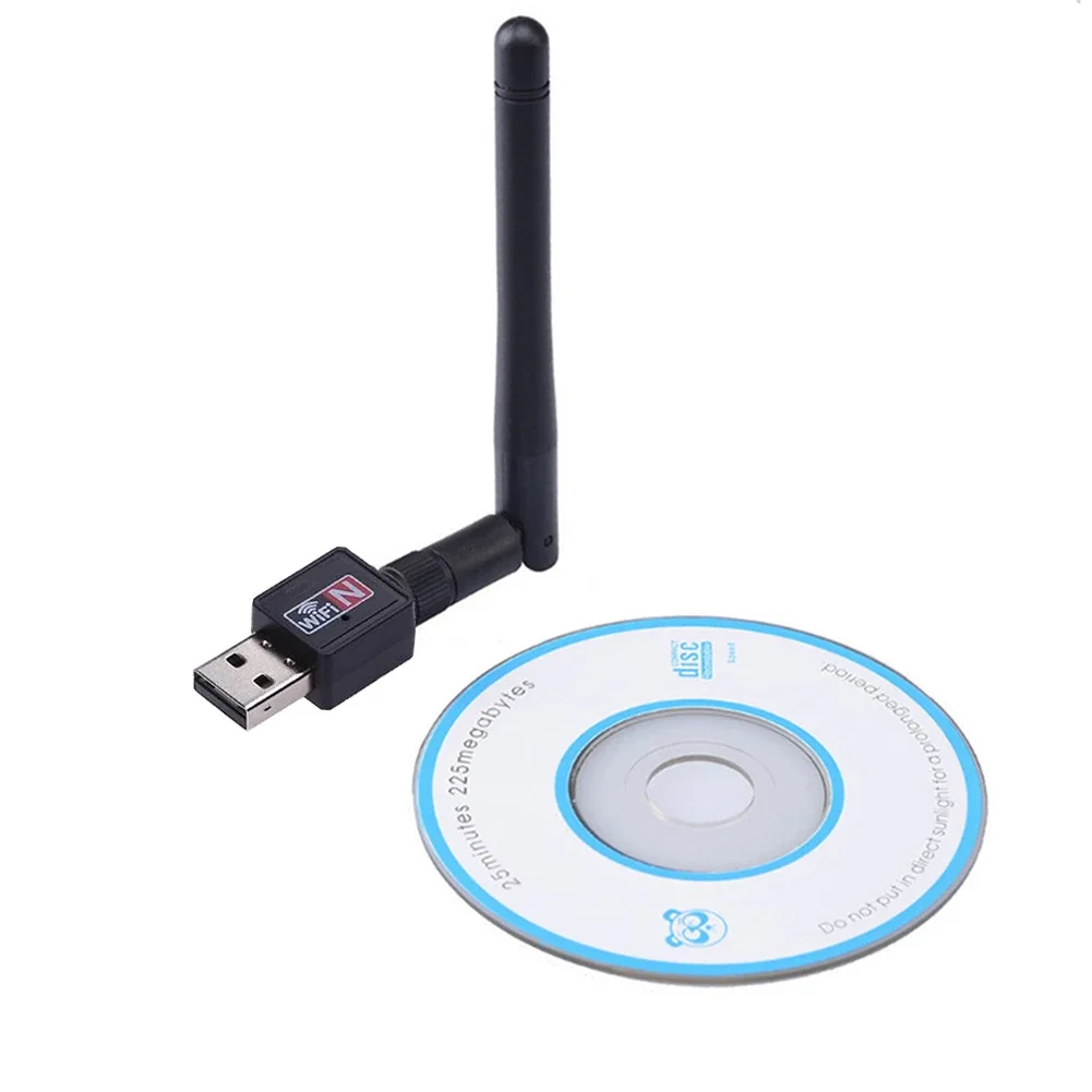 Mini adaptador Wifi USB 2,4G, Dongle WiFi de 150Mbps, receptor Wi-fi, tarjeta de red inalámbrica 802.11b/n/g Wifi Ethernet para PC - imagen 4