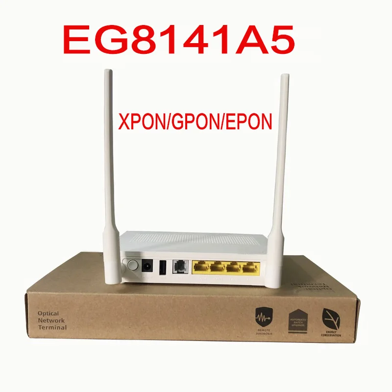 GPON Onu EPON XPON Eg8141a5 1GE + 3FE + 1USB + 1TEL + 2,4G Wifi 5DBI antena modem de firmware en inglés HGU FTTH Termina 100% Original - imagen 3