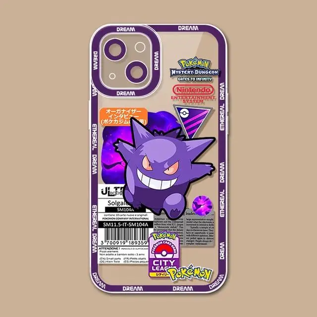Funda de teléfono para Huawei Honor 90 Lite 5G X9A X8B X9B X7B Nova 7i 3i 5T 7 6 9 SE P30 Pro P40 Lite Y9 Prime 2019 Pokemon de dibujos animados - imagen 5