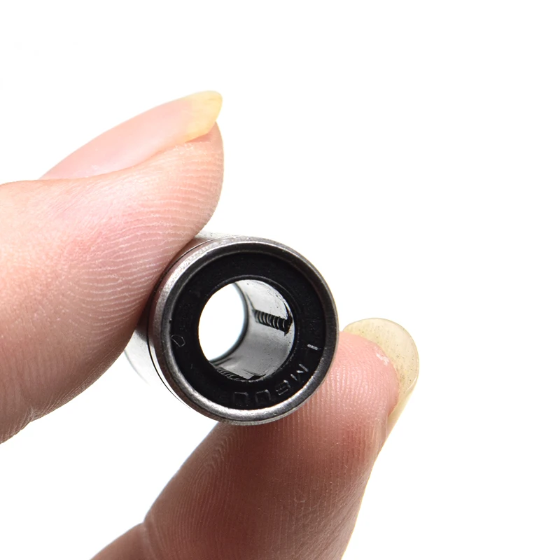 2 unids/lote Lm8uu casquillo lineal 8mm Cnc rodamientos lineales para varillas revestimiento carril piezas de eje lineal impresora 3d - imagen 3