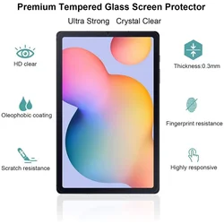 Película de vidrio templado para Samsung Galaxy Tab S6 Lite 10,4 2020 2022 SM-P610 P613 P615 P619 Protector de pantalla Tab S6 10,5 T860 T865