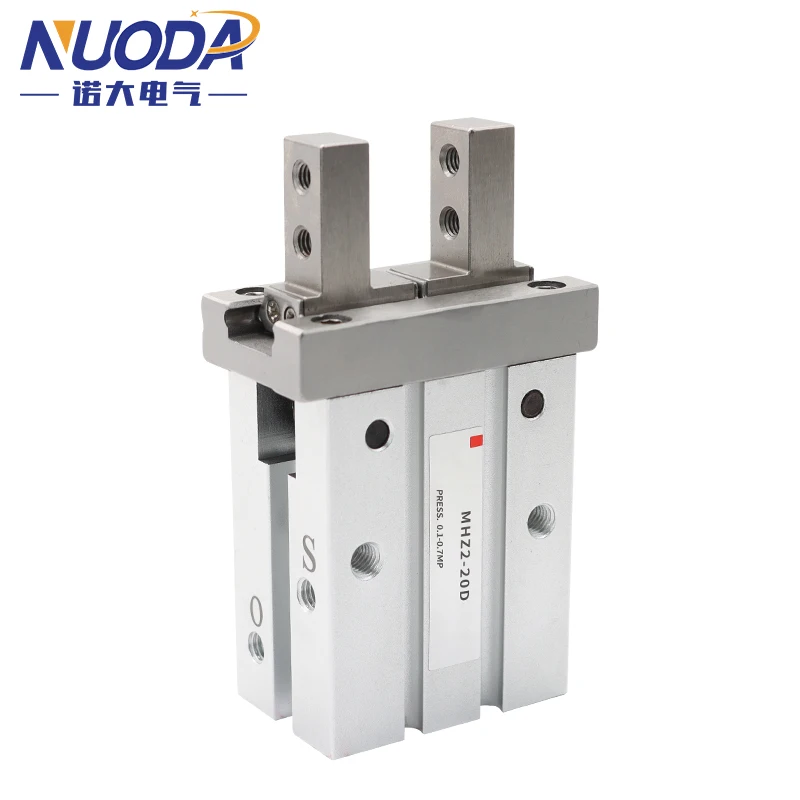 Pinza paralela neumática de aire tipo SMC MHZ2-10D MHZ2-16D MHZ2-20D MHZ2-25D 32D 40D S C abrazaderas de aluminio cilindro de dedo - imagen 3