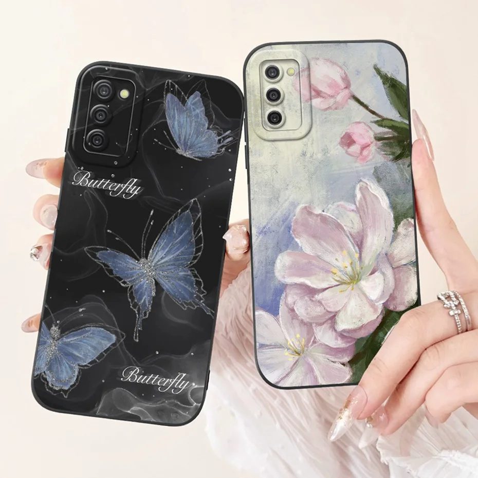 Funda protectora para Samsung Galaxy A03S A02S, funda de teléfono de silicona suave con estampado de moda - imagen 4