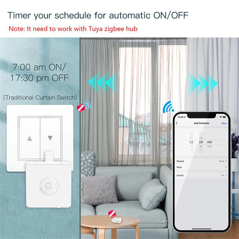 Nuevo Zigbee Smart Fingerbot Plus interruptor pulsador brazos táctiles Fingerbot Tuya Control de vida inteligente funciona con Alexa Google Alice - imagen 3