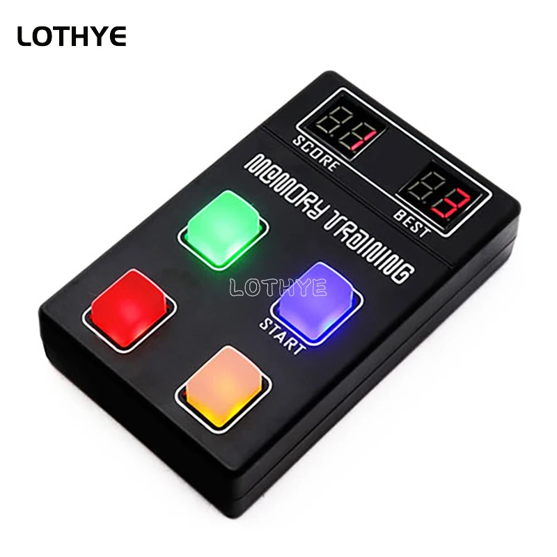 Kit electrónico DIY, máquina de juego de memoria LED, Kit de producción DC 9V 1-99 niveles, juego de rompecabezas, Kit de fabricación, entrenamiento de habilidades de soldadura divertida - imagen 5