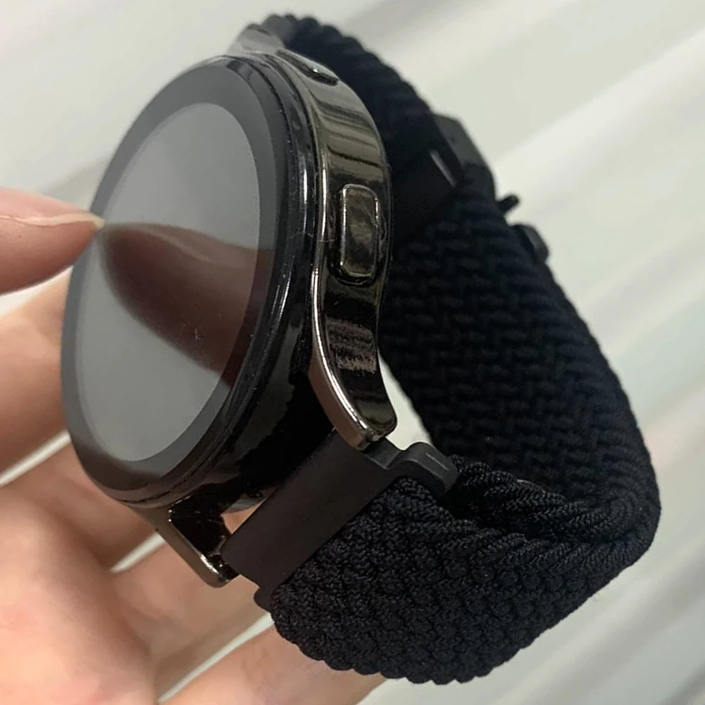 Correa elástica de nailon de 22mm y 20mm para AMAZFIT BIP6 5 BALANCE 2 GTS 4 mini GTS4 3 2 2e Band Amazfit Active 2 GTR 4 3 2 pulsera deportiva - imagen 2