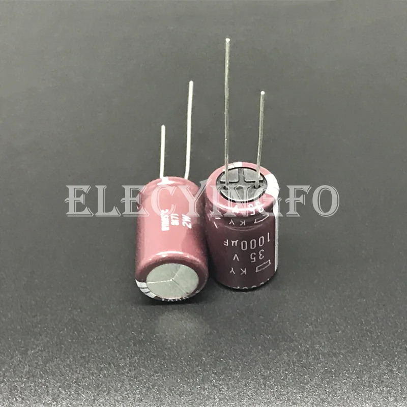 5 uds/20 piezas/100 Uds 1000uF 35V Nippon NCC KY serie 12,5x20 baja ESR larga vida útil 35V1000uF condensador electrolítico de aluminio 35v1000 uF - imagen 2