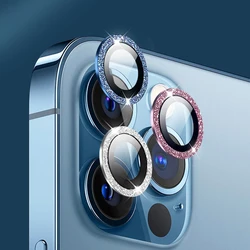 Protector Lente Templado iPhone 11 / 12 / 13 Pro Max – Anillo Metálico