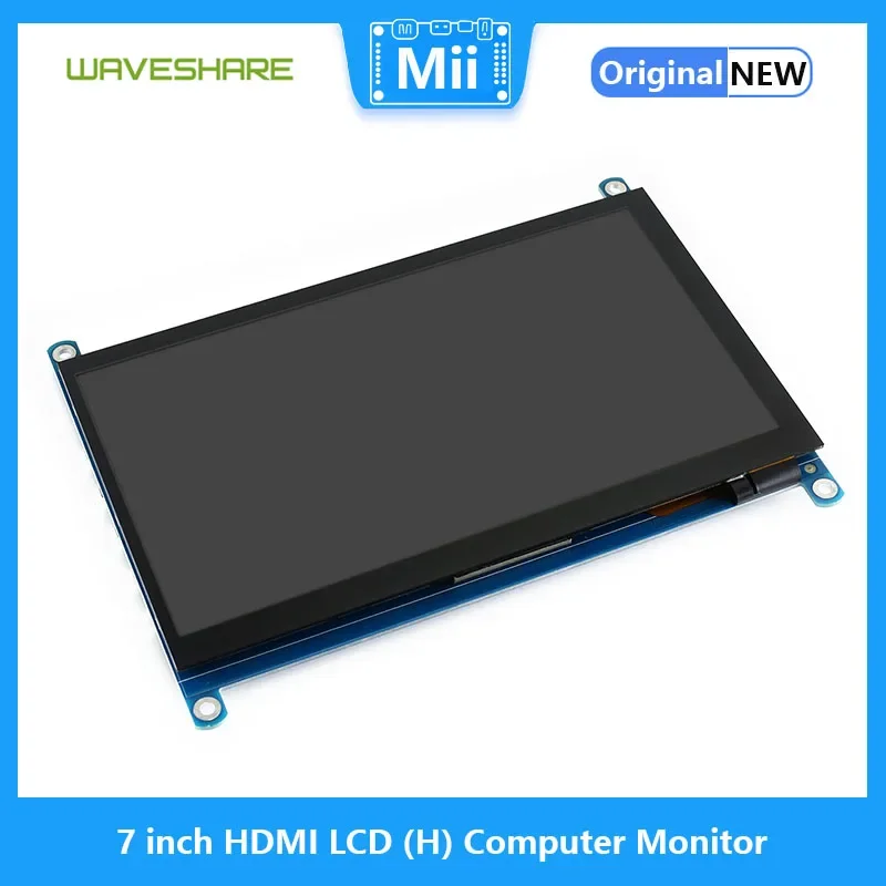 Waveshare Monitor de computadora LCD HDMI (H) de 7 pulgadas Pantalla táctil resistiva LCD, 1024x600, HDMI, IPS, Raspberry Pi Display - imagen 3