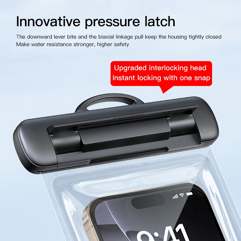 Rocoren-funda de teléfono impermeable para iPhone 16, 15, 14 Pro, Samsung, Xiaomi, natación, bolsa de funda de teléfono a prueba de agua, cubierta de protección Universal - imagen 5