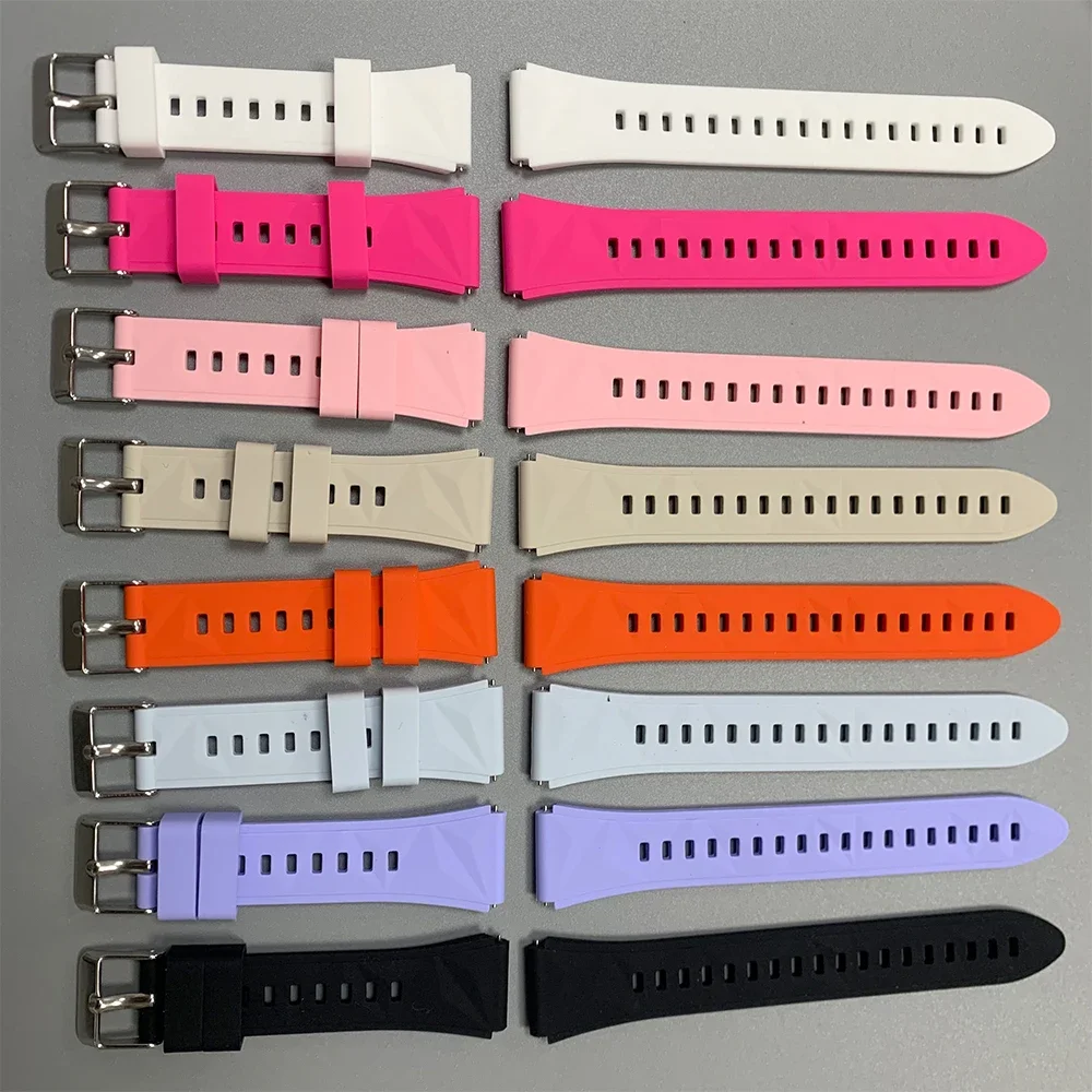 Correa deportiva de silicona de 18mm para Garmin Vivoactive 4S 3S, correa de reloj suave Venu 3S/2S/Forerunner 265S/255S, pulsera de repuesto - imagen 3