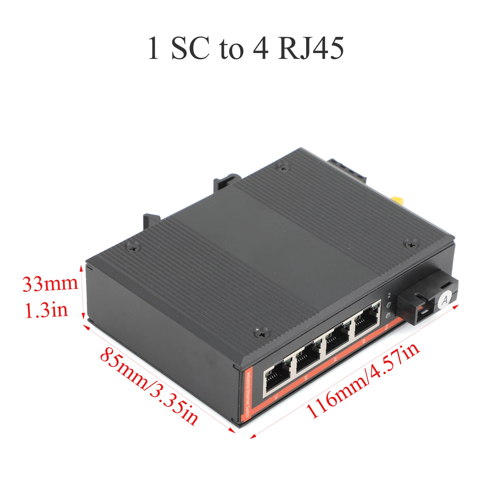 1 SC to 4 RJ45