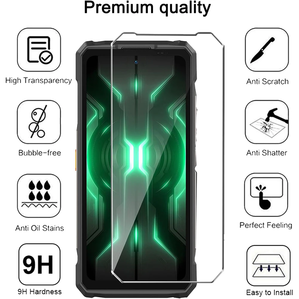 Funda 2 en 1 + Vidrio templado en Ulefone Armor 33 Pro Protector de pantalla de vidrio para Ulefone Armor 33 2.5D Glass - imagen 3
