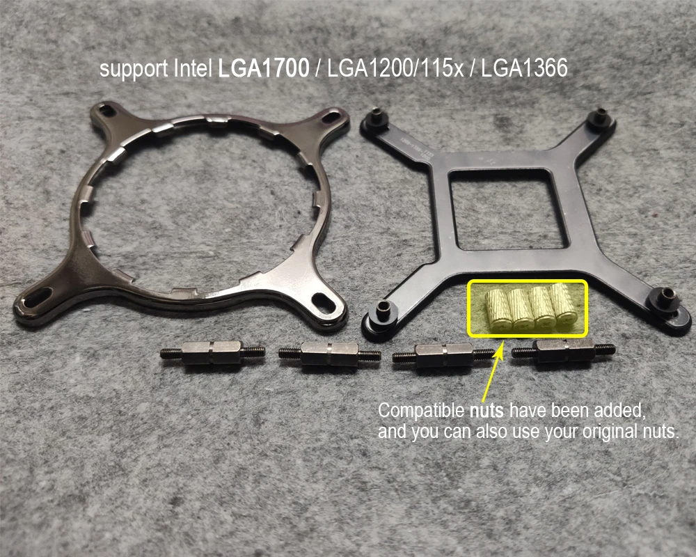 Una parte de la computadora con una flecha amarilla que apunta a las nueces