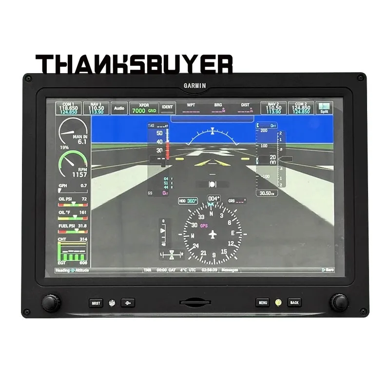 WeFly G3X GDU460 GARMIN Pantalla multifunción MFD con pantalla táctil LCD de 11,6" para MSFS2020/2024