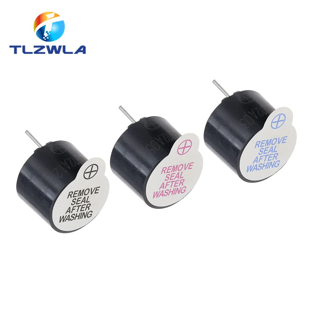 Zumbador activo de 3V, 5V, 12V, 12x100mm, 12095, piezas, 9,5 - imagen 2