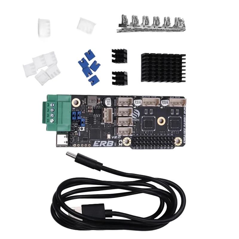 FYSETC ERB V2.0 placa madre controladores Tmc2209 integrados con interfaz CANBUS para alimentador de zanahorias agrandado Voron ERCF V2.0 - imagen 2