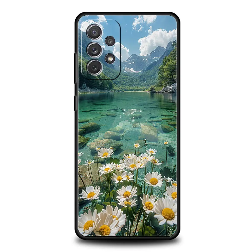 Funda de arte bonito para Samsung, carcasa rosa para Samsung A51, A71, A21S, A12, A15, A25, A31, A41, A32, A23, A33, A53, A73, A03S, A05S, A13, 5G, A72 - imagen 5