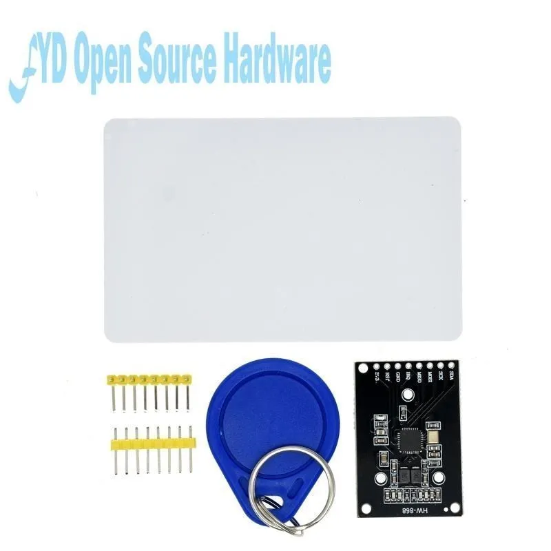 Módulo RFID RC522 MFRC-522 RDM6300, Kits S50, 13,56 Mhz, 125Khz, 6cm con etiquetas SPI, escritura y lectura para arduino uno 2560 - imagen 2