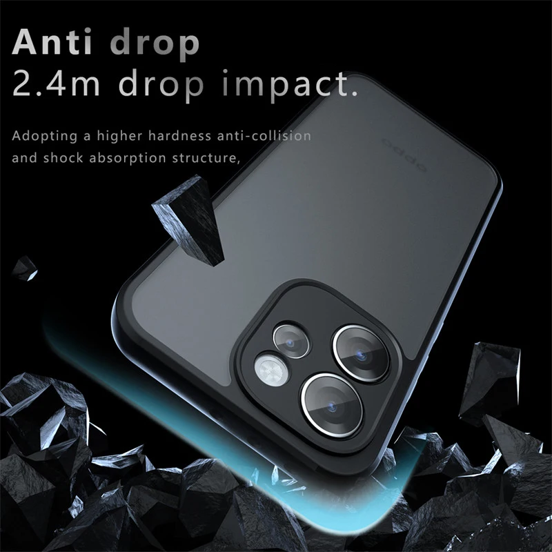 Para OPPO Reno15 Pro Funda Reno15 Pro China Funda suave TPU marco PC mate duradero Fundas protectoras para teléfono Reno 15 Pro Funda - imagen 4