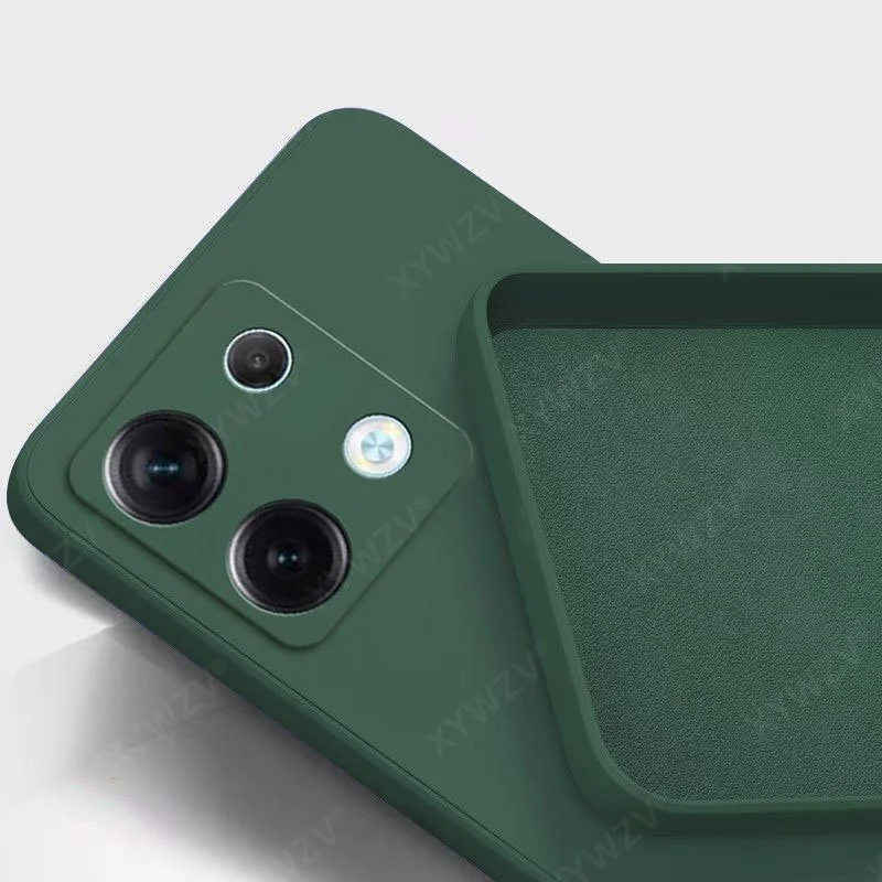 Foe-funda M6 Pro para Xiaomi Poco M6 Pro, carcasa trasera de silicona líquida Original de TPU suave, de lujo, 4G - imagen 4