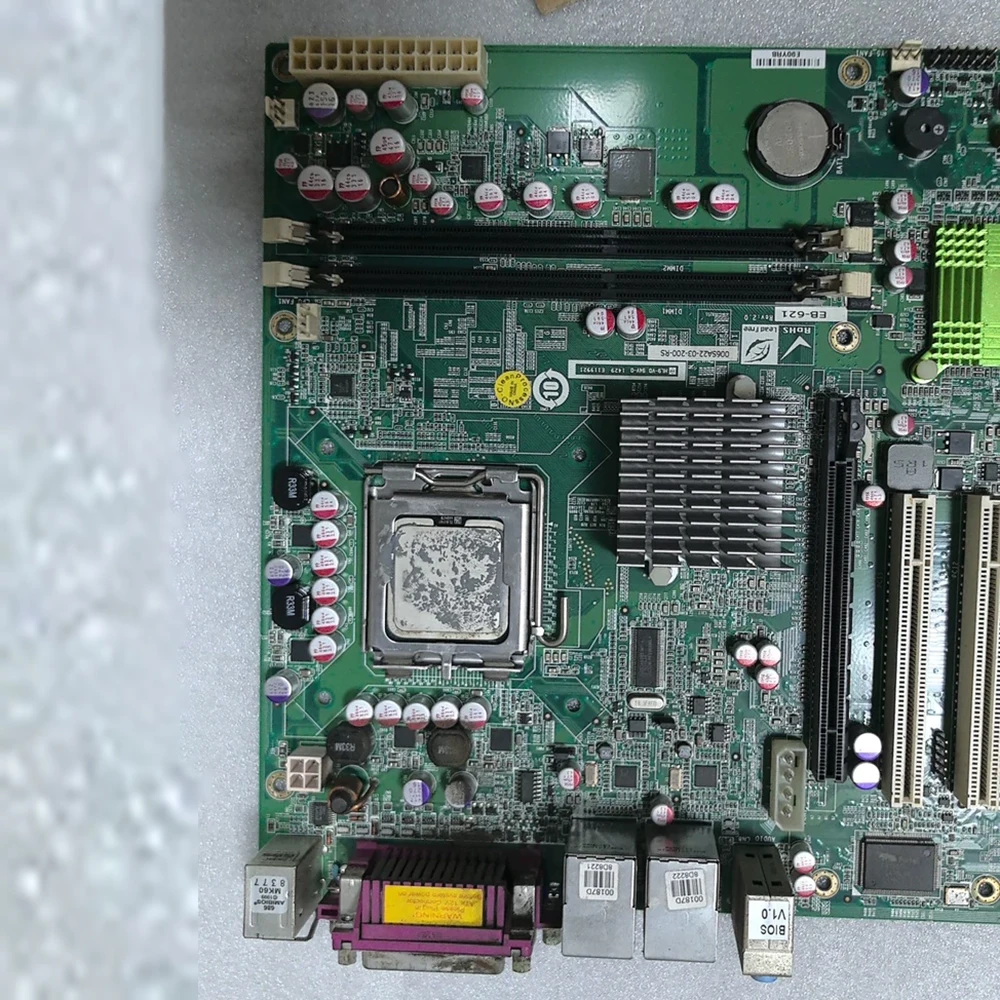 EB-621 Rev:2.0 Placa base industrial tarjeta de red dual LGA775 EB-621 - imagen 3