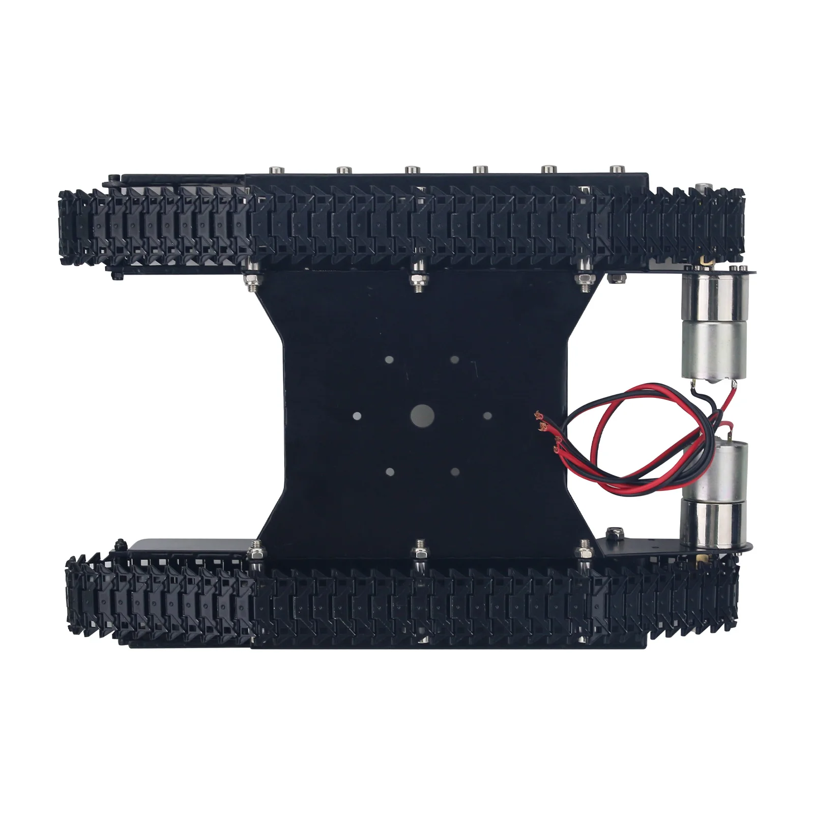 Chasis de tanque de control remoto de metal Chasis de robot inteligente KT100 con 37 # Motores sin codificador Hall acabado para bricolaje - imagen 5