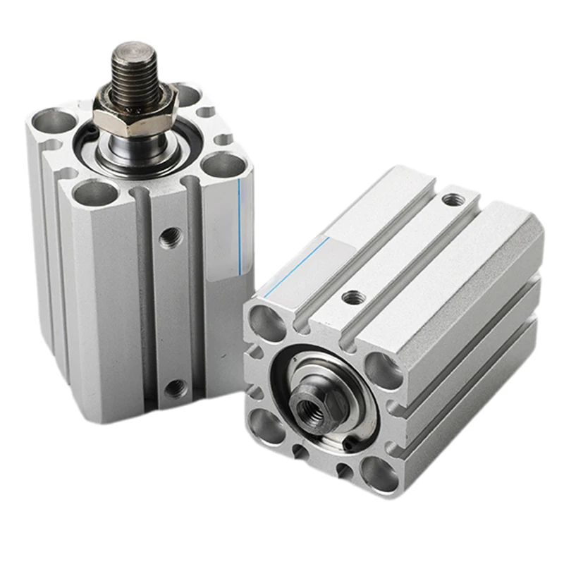 Cilindro neumático marca AFR CDQSB12-5D CQSB12-10D CDQSB16-15DM CQSB16-20D CQSB20-25D CDQSB20-30DM CDQSB25-40D CQSB25-50D - imagen 2