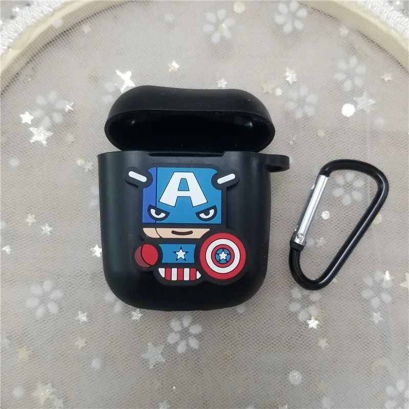 Funda para auriculares de dibujos animados DIY para Apple AirPods 1, 2 Pro, funda de tercera generación para Air Pods Pro 2, accesorios protectores con gancho - imagen 5