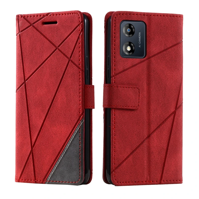Funda E13 para Motorola Moto E13, carcasa de cuero con tapa de lujo para Motorola E13, MotoE13 E 13 - imagen 3