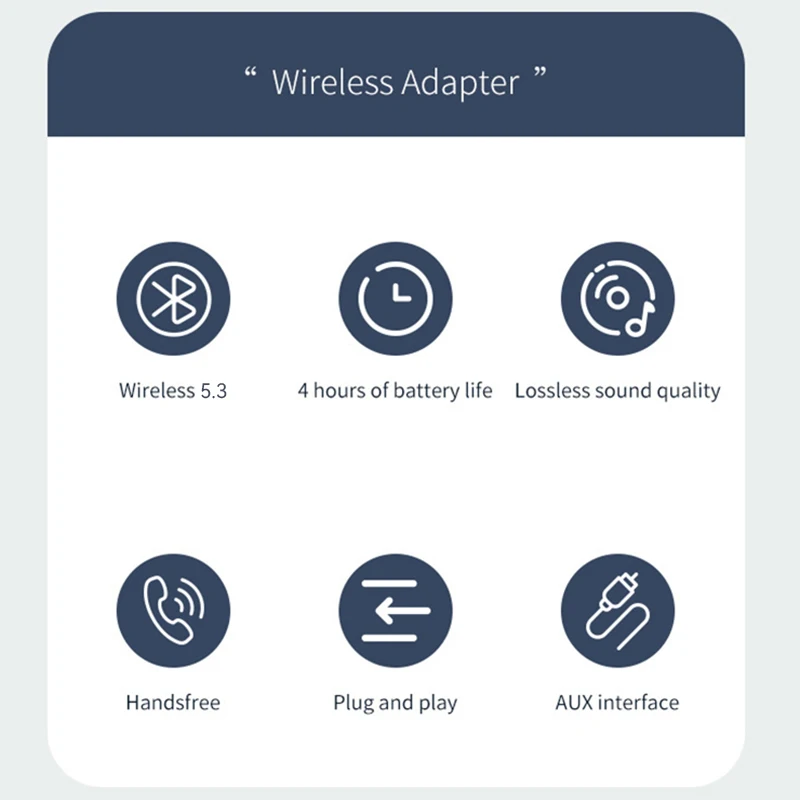 Transmisor receptor de Audio Bluetooth 2 en 1, llamada Hansfree, conector auxiliar de 3,5mm, Dongle USB, adaptador inalámbrico de música estéreo para TV, PC y coche - imagen 4