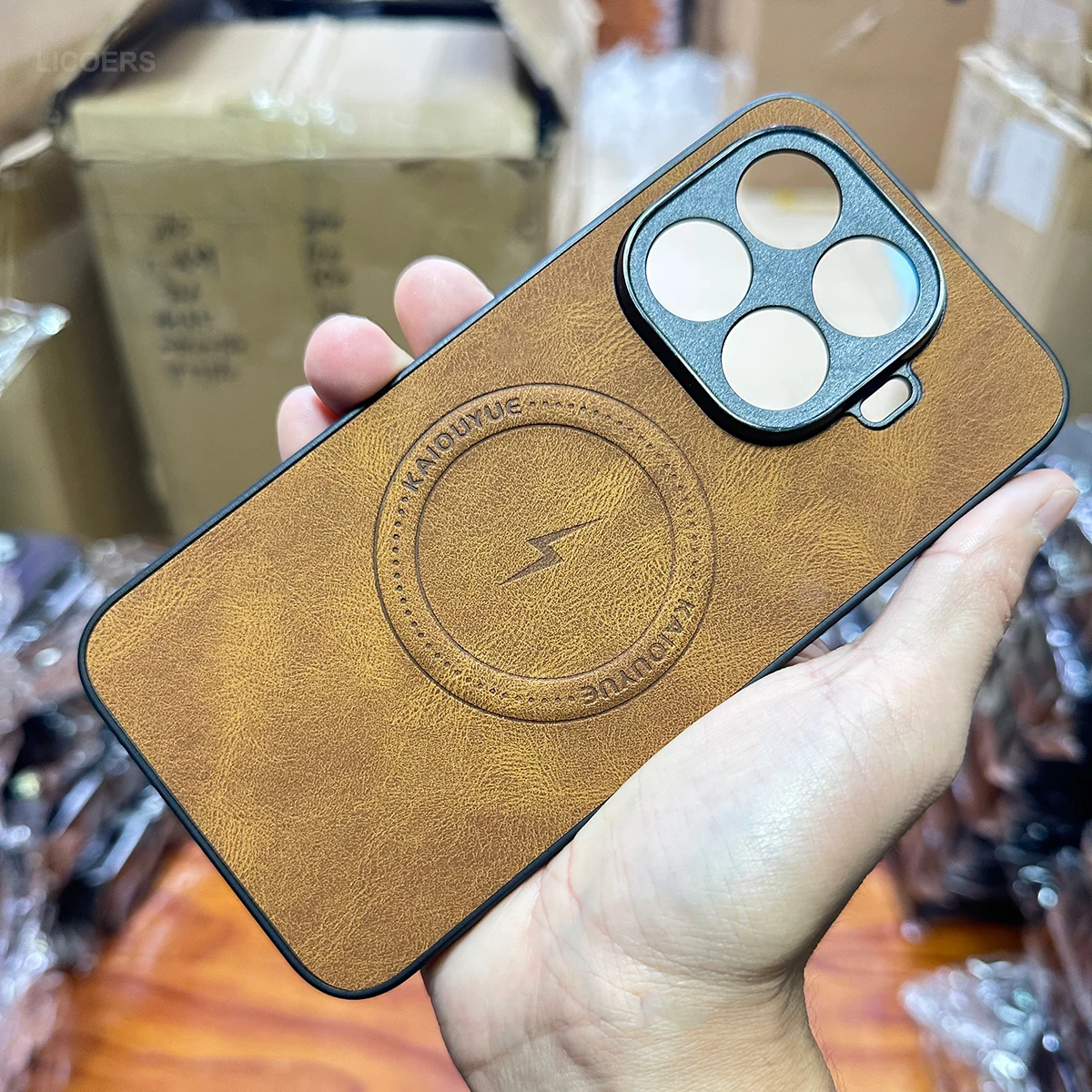 Funda de cuero magnética para Xiaomi Mi 15T Pro 15T, Funda suave mate antideslizante Mag-safe a prueba de golpes, Protector completo para cámara - imagen 4