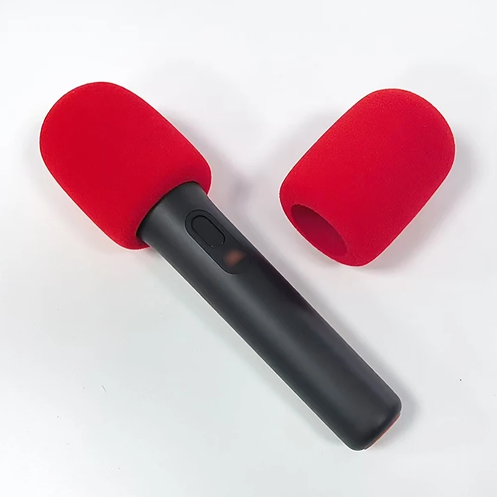 2 uds cubierta de micrófono a prueba de viento para JBL PartyBox ON-THE-GO 2 cubierta de esponja de micrófono Mike parabrisas funda protectora de esponja - imagen 5