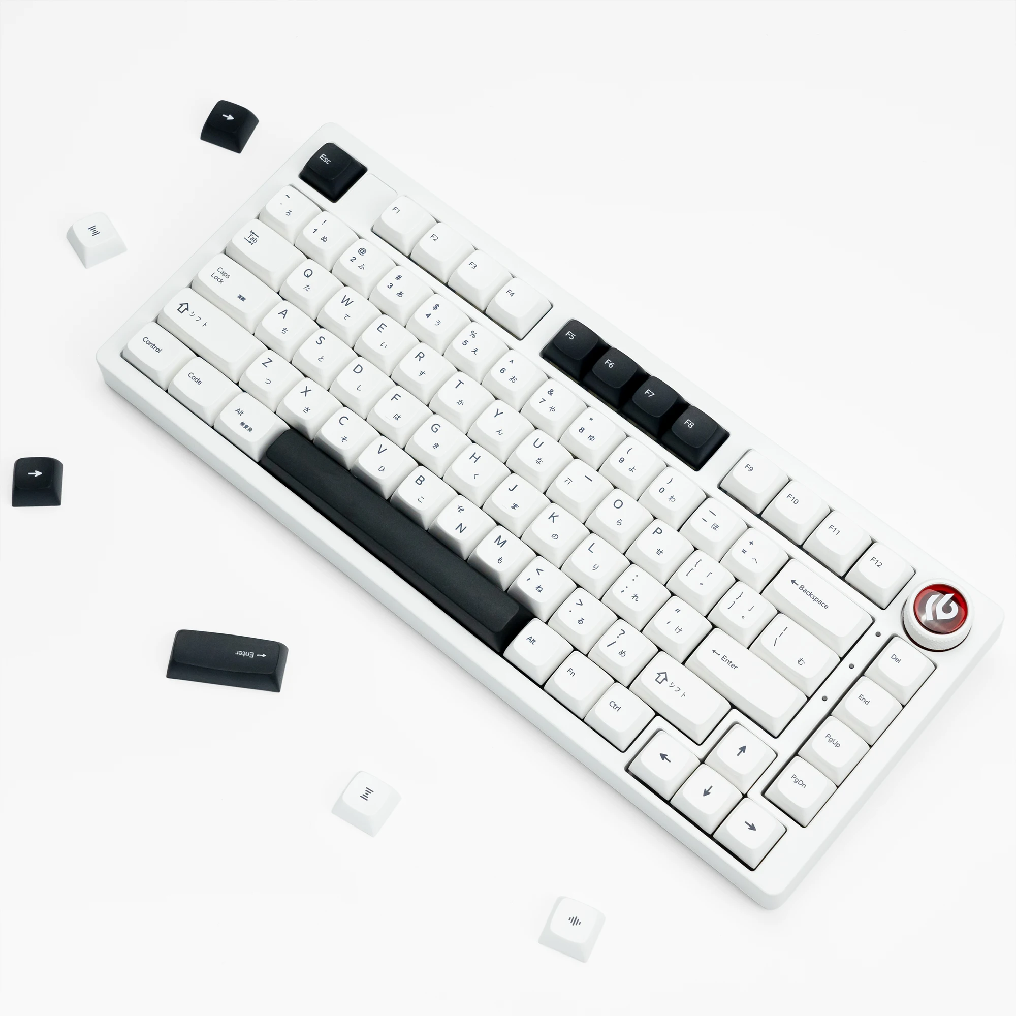 Teclas personalizadas XVX ARCO japonés, teclas blancas XDA PBT, juego de teclas de sublimación de tinte para teclado Cherry MX 75%, 143 teclas - imagen 5