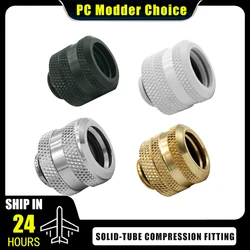 Kit Conectores Compresión PETG 14mm – Montaje Tubo Rígido Refrigeración PC