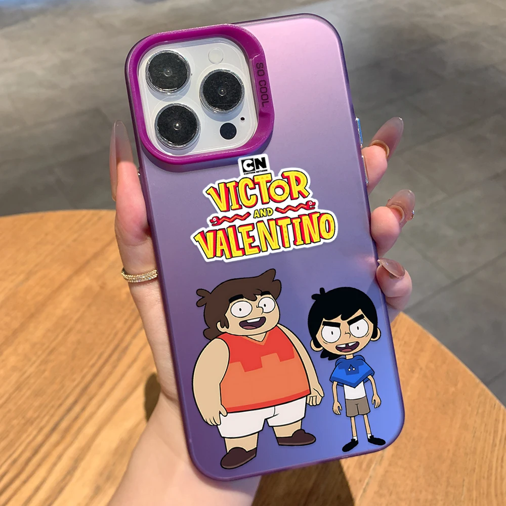 Funda de teléfono Victor y Valentino para Samsung Galaxy S26 S25 S24 S23 S22 S21 S20 Note20 FE Ultra Edge Plus 4G 5G cubierta anticaída - imagen 4