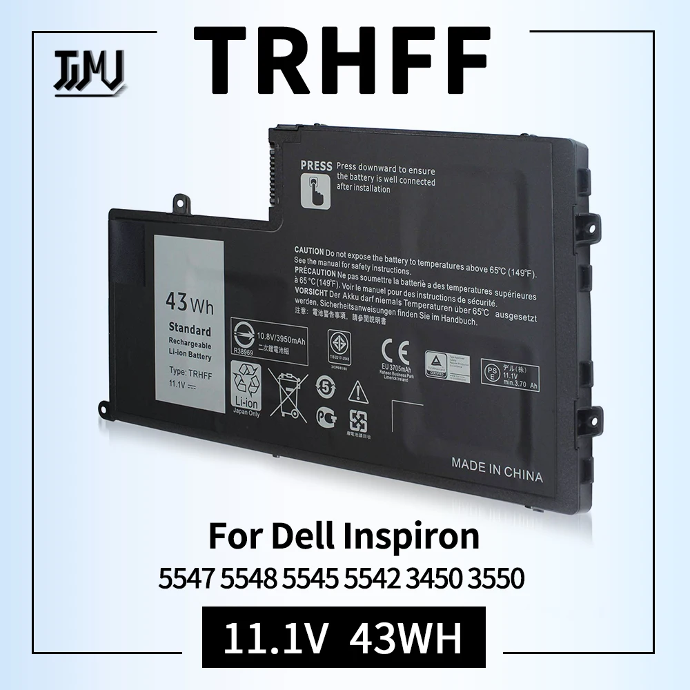 TRHFF P39F P49G 43WH batería del ordenador portátil para Dell Inspiron 15-5547 5547 5548 5545 5542 N5547 N5447 Latitude 14 3450 15 E3450 E3550