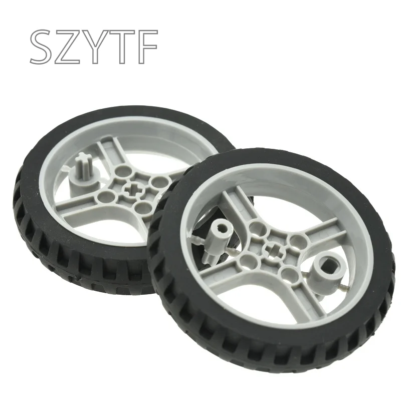 Robot de eje cruzado para coche inteligente, rueda estrecha de 65MM, 2 piezas, 6514 TT, línea de seguimiento de Motor - imagen 3