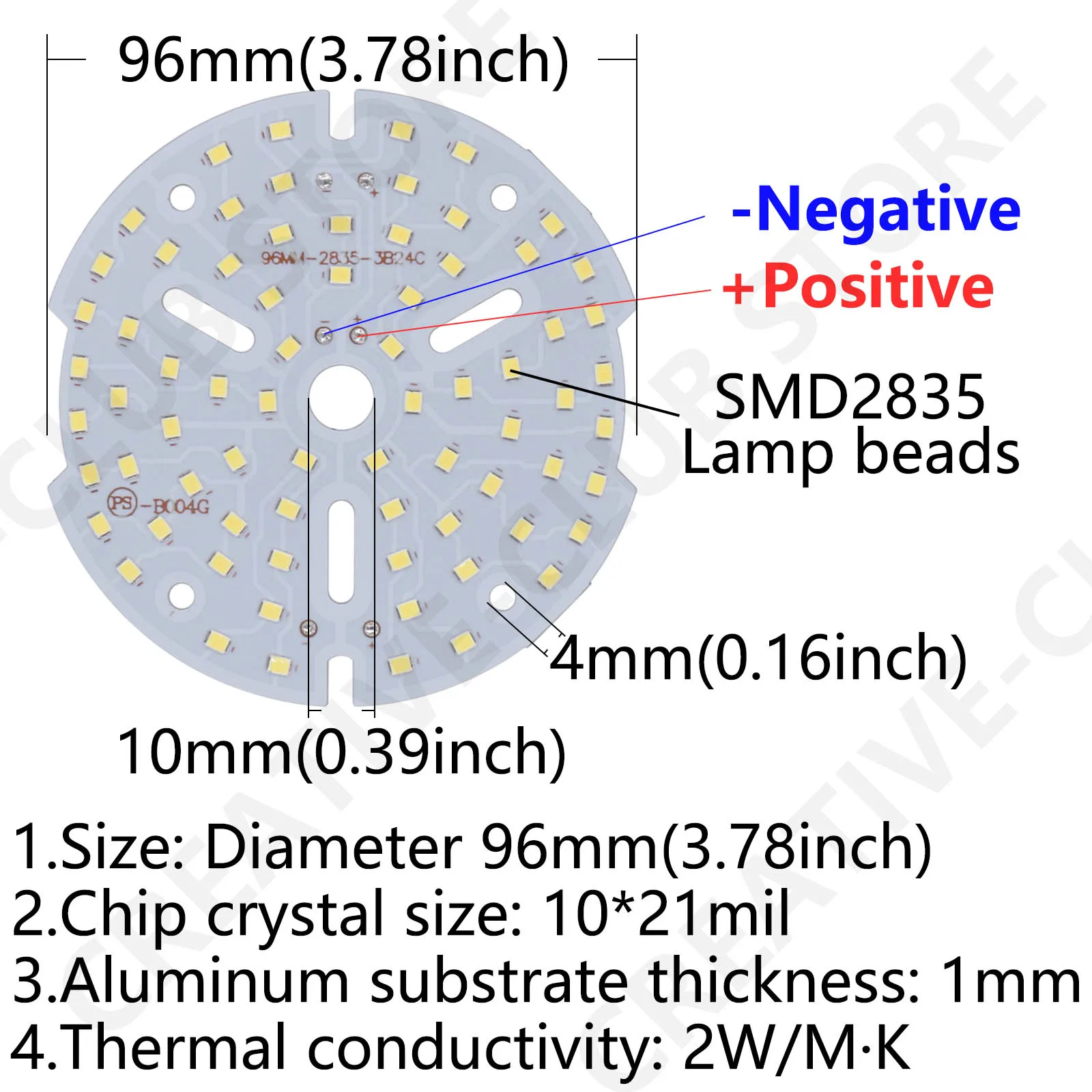 24W DC74-76V 250-300mA alto Lumen 1920-2400LM SMD2835 LED Chip matriz LED COB para accesorios de iluminación foco luces de bombilla LED - imagen 3