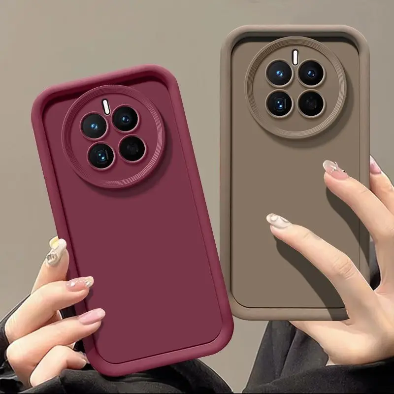 Funda de teléfono para Huawei Mate 50 Pro, Protector de cámara de silicona transparente, CET-LX9, DCO-LX9, lente Mate50pro